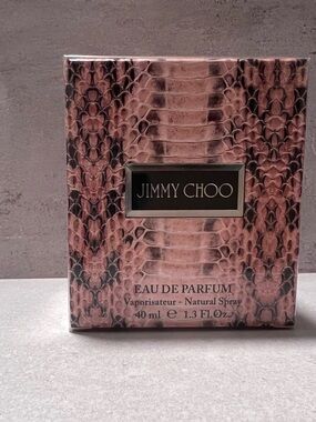 Jimmy Choo Pink Snake-Print Eau de Parfum Box 1.3 oz  NEW SEALED